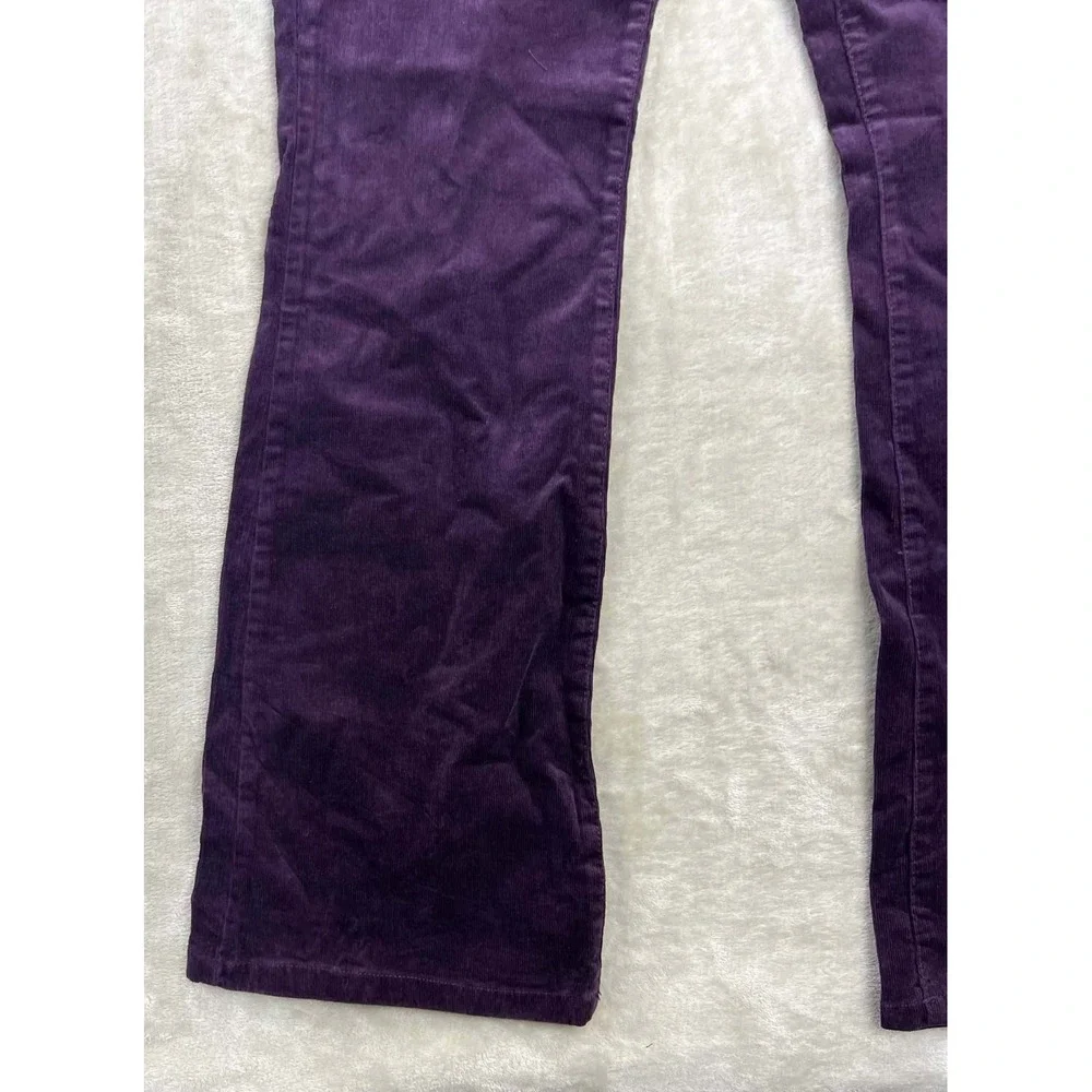 New The Children's Place Girls Midnight Plum Corduroy Flare Pants Size 16 NWT